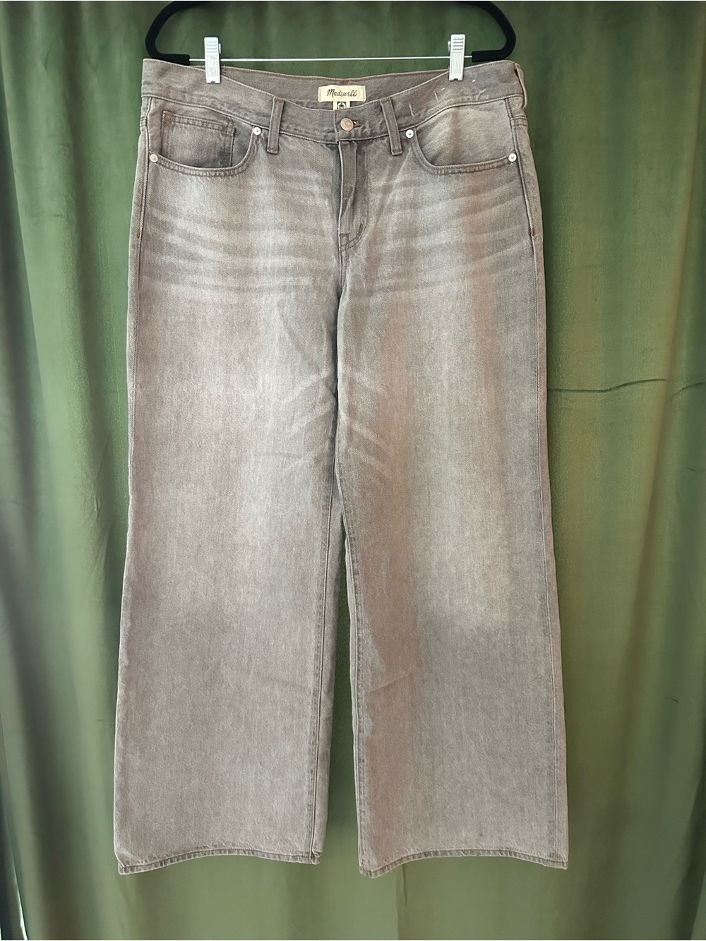 Madewell Low-Rise Super Wide Leg Jeans